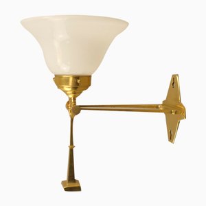 Semi-Cardanic Wall Lamp from Wiener Werkstätte, Vienna, 1920s-KDB-1806425