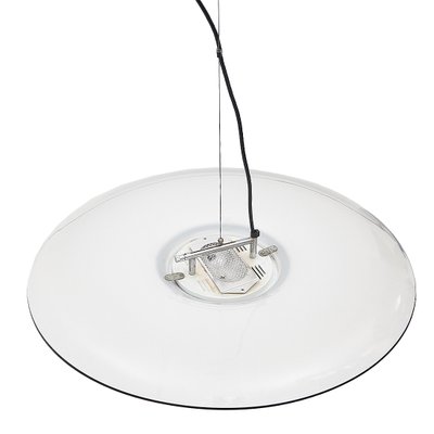 Semi-Transparent Glass Gabbiano Hanging Light by Mauro Marzollo for I3, 1970s-EZ-2024523