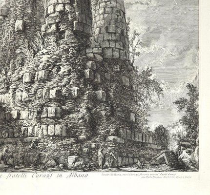 Sepolcro dè tre fratelli Curazj in Albano - Etching by G. B. Piranesi 1756-ZCI-761599