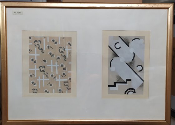 Serge Gladky, Deco Stencils, 1928, Set of 2-EI-1048772