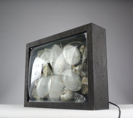 Serge Mansau, Freeze-Frame Number 1 Light Sculpture, 2007, Glass & Wood-KEM-2028887