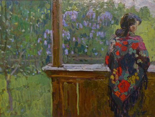 Sergej Tkachev, on the Veranda, 1987-QUE-944170