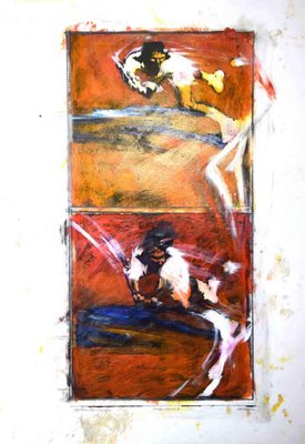 Sergio Barletta - Jimbo Jump - Original Mixed Media - 1992-ZCI-841866