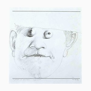 Sergio Barletta, Portrait, Original Pencil Drawing, 1993-ZCI-1379743