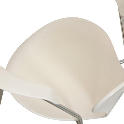 Series 7 3207 Armchair in White by Arne Jacobsen for Fritz Hansen, 1990s-MTD-1736665