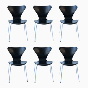 Series 7 Dining Chairs by Arne Jacobsen for Fritz Hansen, Set of 6-LRD-1788322