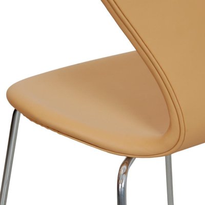 Series Seven Chair Model 3107 in Leather by Arne Jacobsen for Fritz Hansen, 2000s-MTD-1769500