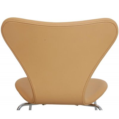 Series Seven Chair Model 3107 in Leather by Arne Jacobsen for Fritz Hansen, 2000s-MTD-1769500