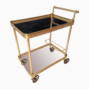 Serving Cart in Brass and Gilded Bronze, 1970s-IBO-1706579