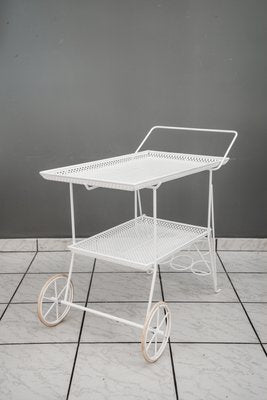 Serving Cart with 3 Bottle Holders, Vienna, 1950s-SPD-1003427