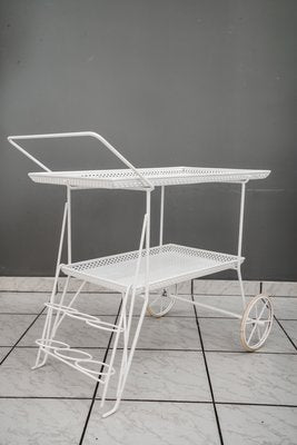 Serving Cart with 3 Bottle Holders, Vienna, 1950s-SPD-1003427