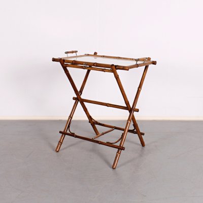 Serving Table in Glass and Bamboo-JUN-1788954