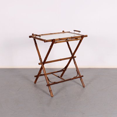 Serving Table in Glass and Bamboo-JUN-1788954