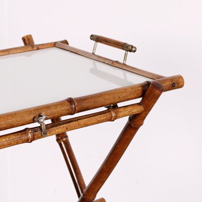 Serving Table in Glass and Bamboo-JUN-1788954