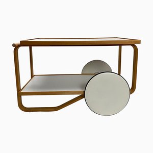 Serving Trolley 901 by Alvar Aalto for Artek Finland, 1960s-KKZ-1814343