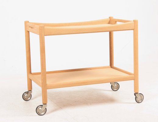 Serving Trolley in Oak by Hans J. Wegner for Andreas Tuck, 1960s-FK-986968