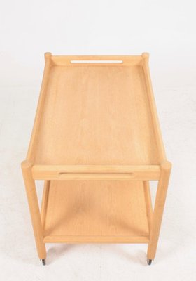 Serving Trolley in Oak by Hans J. Wegner for Andreas Tuck, 1960s-FK-986968