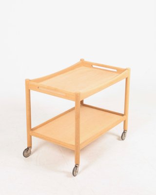 Serving Trolley in Oak by Hans J. Wegner for Andreas Tuck, 1960s-FK-986968