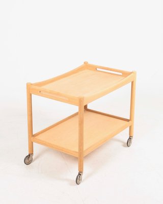 Serving Trolley in Oak by Hans J. Wegner for Andreas Tuck, 1960s-FK-984522