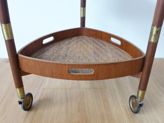 Serving Trolley in Teak, Italy, 1950s-KNM-965541