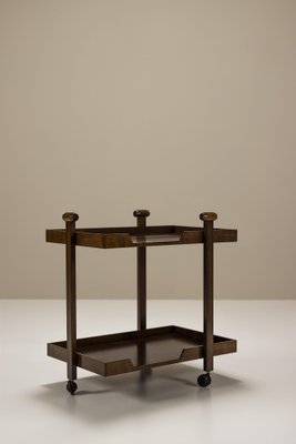 Serving Trolley Model CR20 in Mahogany by Franco Albini & Franca Helg for Poggi, Italy, 1958-UQV-1779616