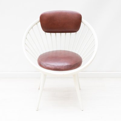 Setia Circle Chair attributed to Yngve Ekström for Swedese, 1960s-NZV-2027591