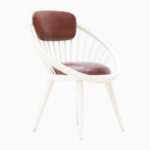 Setia Circle Chair attributed to Yngve Ekström for Swedese, 1960s-NZV-2027591