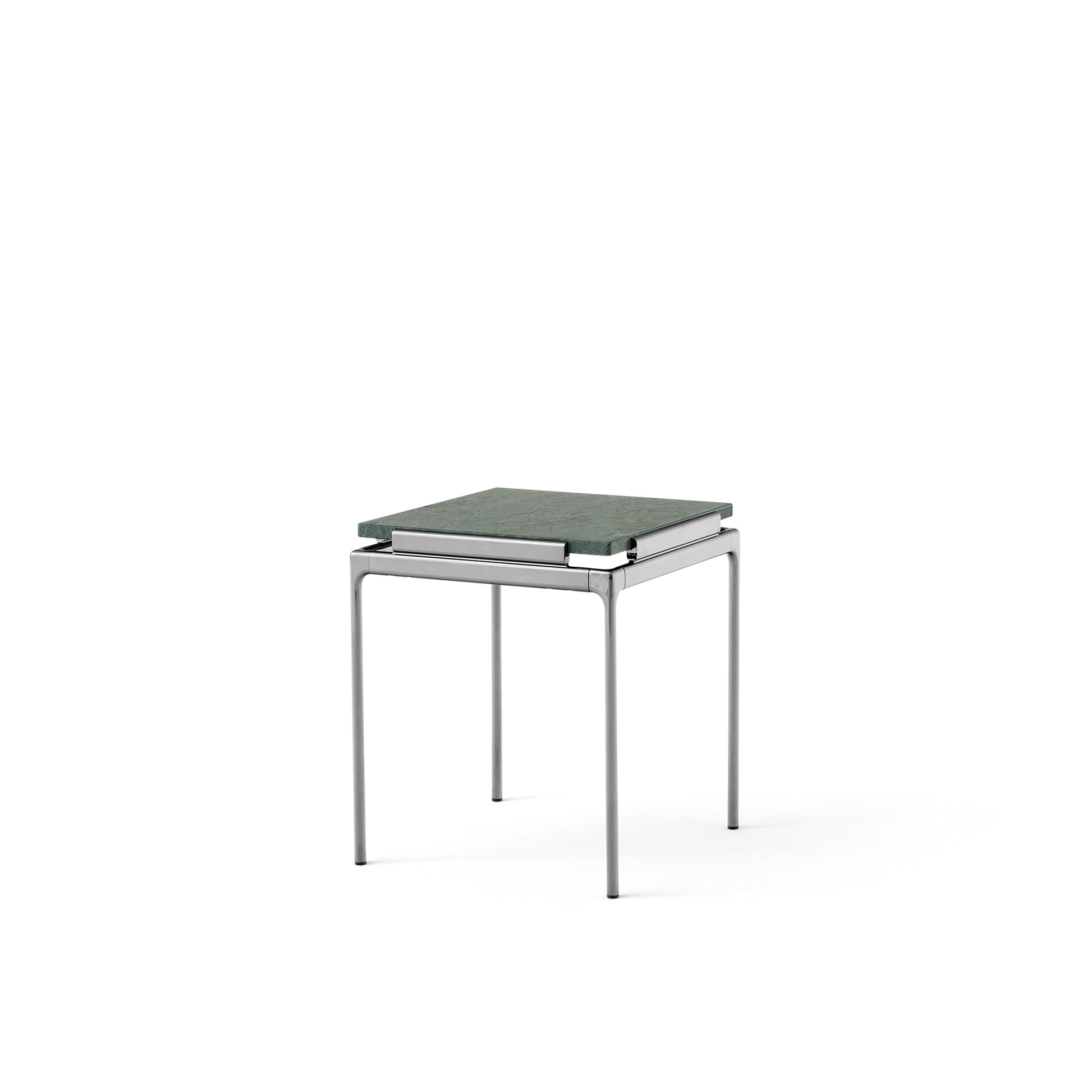 Set LN11 Side Table by &tradition #Verde Guatemala/Dark Chrome