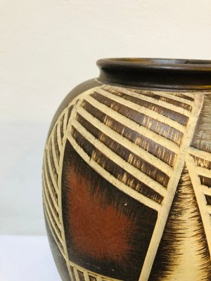 Sgraffito Sawa Vase from Ritz Keramik, 1960s-RZY-693955