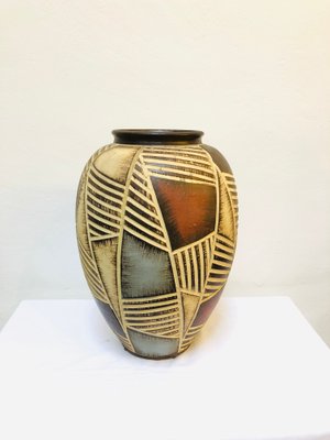 Sgraffito Sawa Vase from Ritz Keramik, 1960s-RZY-693955