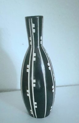 Sgraffito Vases, 1960s, Set of 2-QDP-984501