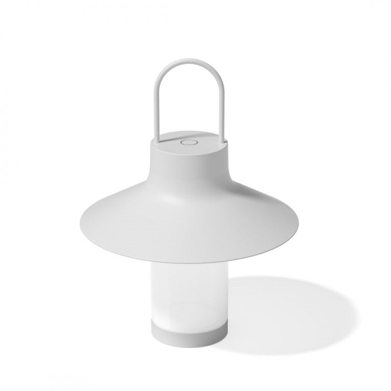 Shadow L Portable Lamp by Loom Design #White