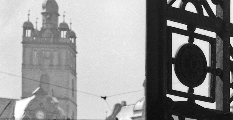 Shadows with Iron Gate Residence Castle Darmstadt, Germany, 1938, Printed 2021-DYV-997889