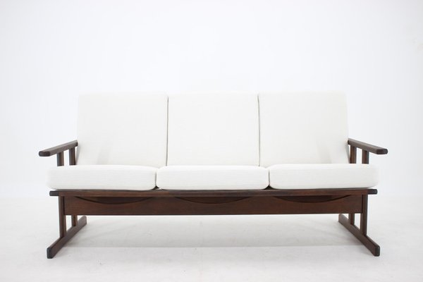 Shaker 3-Seat Sofa by Børge Mogensen for FDB Mobler, Denmark, 1950s-TZ-738320