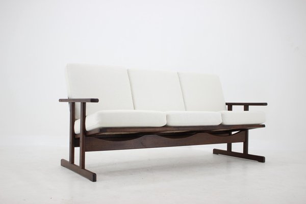 Shaker 3-Seat Sofa by Børge Mogensen for FDB Mobler, Denmark, 1950s-TZ-738320