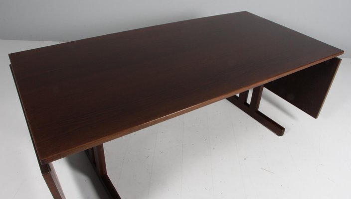 Shaker Dining Table in Smoked Oak attributed to Hans J. Wegner for Getama, 1970s-HJB-1813939