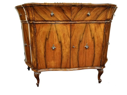 Shaped Walnut Sideboard-KIM-2032252