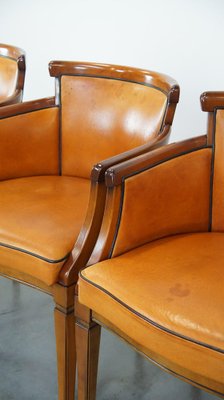 Sheep Leather Dining Room Chairs, Set of 4-HPP-2036602