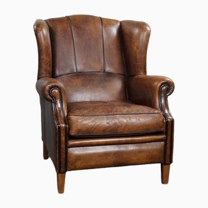 Sheep Leather Ear Lounge Chair-HPP-1750949