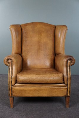 Sheep Leather Lounge Chair-HPP-1779848