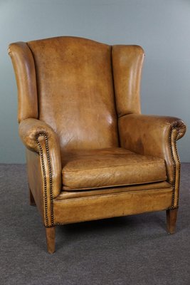 Sheep Leather Lounge Chair-HPP-1779848