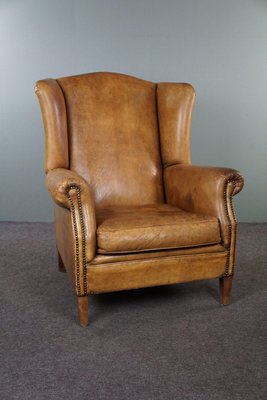 Sheep Leather Lounge Chair-HPP-1779848