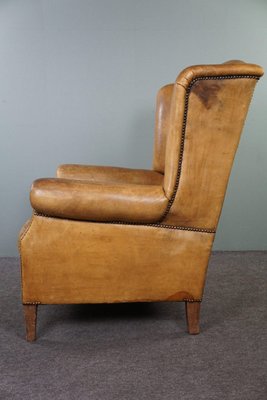 Sheep Leather Lounge Chair-HPP-1779848