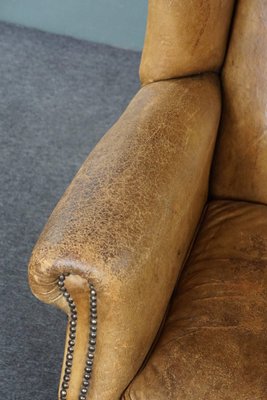 Sheep Leather Lounge Chair-HPP-1779848