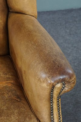 Sheep Leather Lounge Chair-HPP-1779848