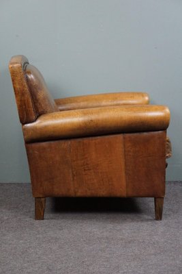 Sheepskin Leather Lounge Chair-HPP-1750952