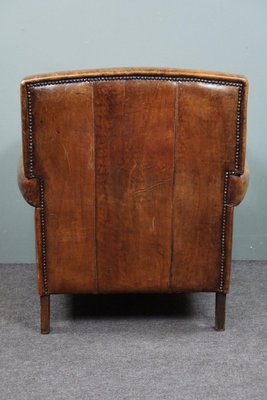 Sheepskin Leather Lounge Chair-HPP-1750952