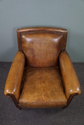 Sheepskin Leather Lounge Chair-HPP-1750952