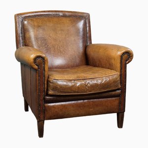 Sheepskin Leather Lounge Chair-HPP-1750952