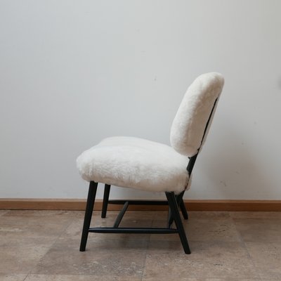 Sheepskin Shearling TeVe Lounge Chairs by Alf Svensson, Set of 2-JRP-943805